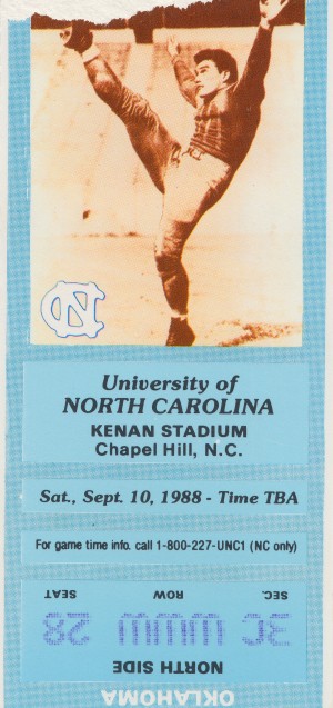 1988 Oklahoma vs. North Carolina